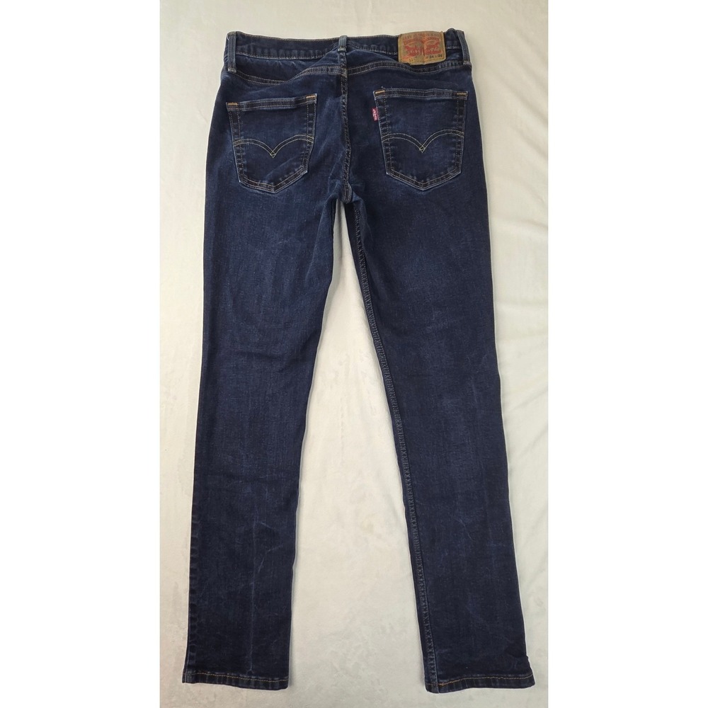 Levi's Jeans Men 34x34 Dark Wash Excellent 511 Slim‎ Fit Stretch Denim - Picture 6 of 9